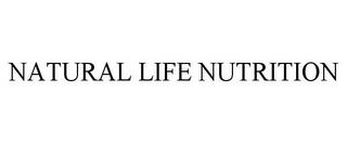 NATURAL LIFE NUTRITION trademark