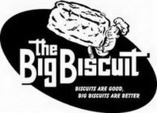 THE BIG BISCUIT BISCUITS ARE GOOD, BIG BISCUITS ARE BETTER trademark