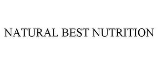 NATURAL BEST NUTRITION trademark