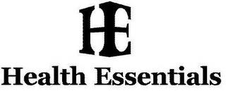 HE HEALTH ESSENTIALS trademark