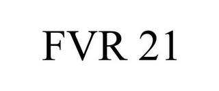 FVR 21 trademark