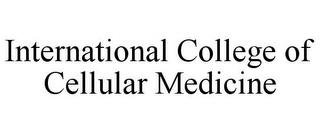 INTERNATIONAL COLLEGE OF CELLULAR MEDICINE trademark