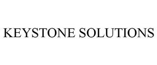 KEYSTONE SOLUTIONS trademark