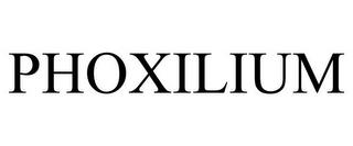 PHOXILIUM trademark