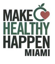 MAKE HEALTHY HAPPEN MIAMI trademark