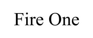 FIRE ONE trademark