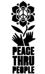 PEACE THRU PEOPLE trademark