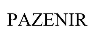 PAZENIR trademark