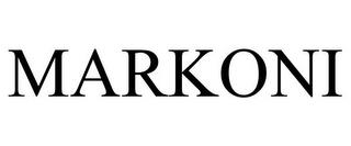 MARKONI trademark