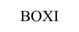 BOXI trademark