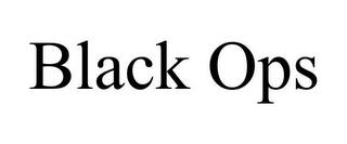 BLACK OPS trademark