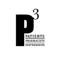 P³ PATIENTS PHARMACISTS PARTNERSHIPS trademark