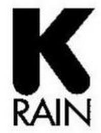 K RAIN trademark