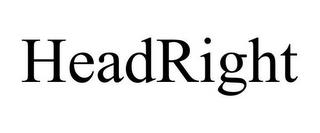 HEADRIGHT trademark