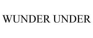 WUNDER UNDER trademark