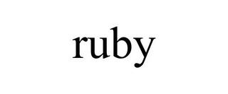 RUBY trademark