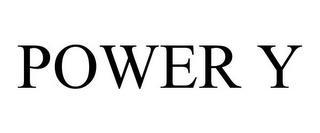 POWER Y trademark