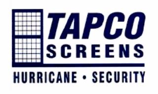 TAPCO SCREENS HURRICANE · SECURITY trademark