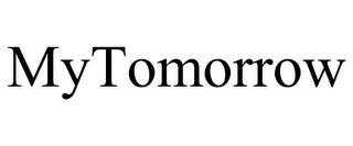 MYTOMORROW trademark