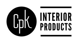 CPK INTERIOR PRODUCTS trademark