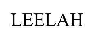 LEELAH trademark