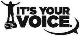 IT'S YOUR VOICE. trademark