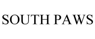 SOUTH PAWS trademark