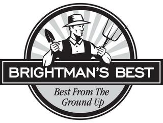 BRIGHTMAN'S BEST BEST FROM THE GROUND UP trademark