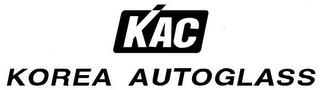 KAC KOREA AUTOGLASS trademark