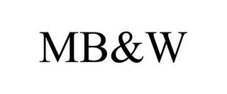 MB&W trademark