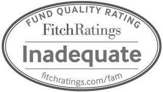 FUND QUALITY RATING FITCHRATINGS INADEQUATE FITCHRATINGS.COM/FAM trademark