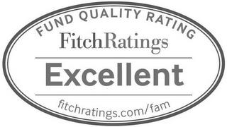 FUND QUALITY RATING FITCHRATINGS EXCELLENT FITCHRATINGS.COM/FAM trademark