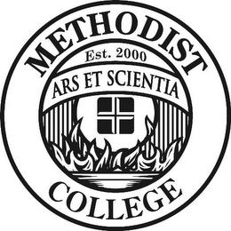 METHODIST COLLEGE EST. 2000 ARS ET SCIENTIA trademark