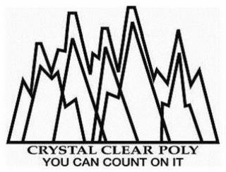 CRYSTAL CLEAR POLY YOU CAN COUNT ON IT trademark