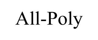 ALL-POLY trademark