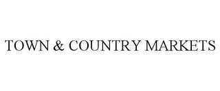 TOWN & COUNTRY MARKETS trademark