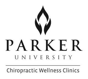 PARKER UNIVERSITY CHIROPRACTIC WELLNESSCLINICS trademark