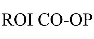 ROI CO-OP trademark