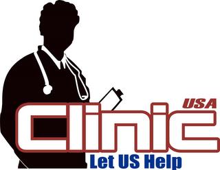 CLINIC USA LET US HELP trademark