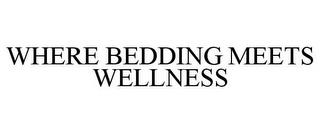 WHERE BEDDING MEETS WELLNESS trademark