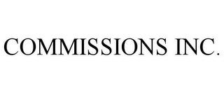 COMMISSIONS INC. trademark