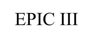 EPIC III trademark