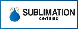 SUBLIMATION CERTIFIED trademark