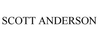 SCOTT ANDERSON trademark