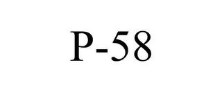 P-58 trademark