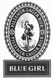 PILSENER LAGER BIER BLUE GIRL EXCELSIOR trademark