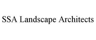 SSA LANDSCAPE ARCHITECTS trademark