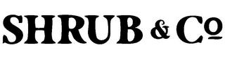 SHRUB & CO trademark