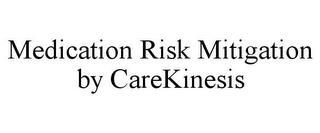 MEDICATION RISK MITIGATION BY CAREKINESIS trademark