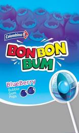 COLOMBINA BON BON BUM BLUEBERRY BUBBLE GUM POPS trademark